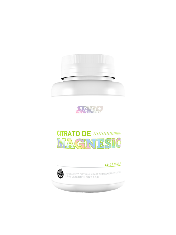 Citrato de Magnesio 500grs x 60 caps Star Nutrition