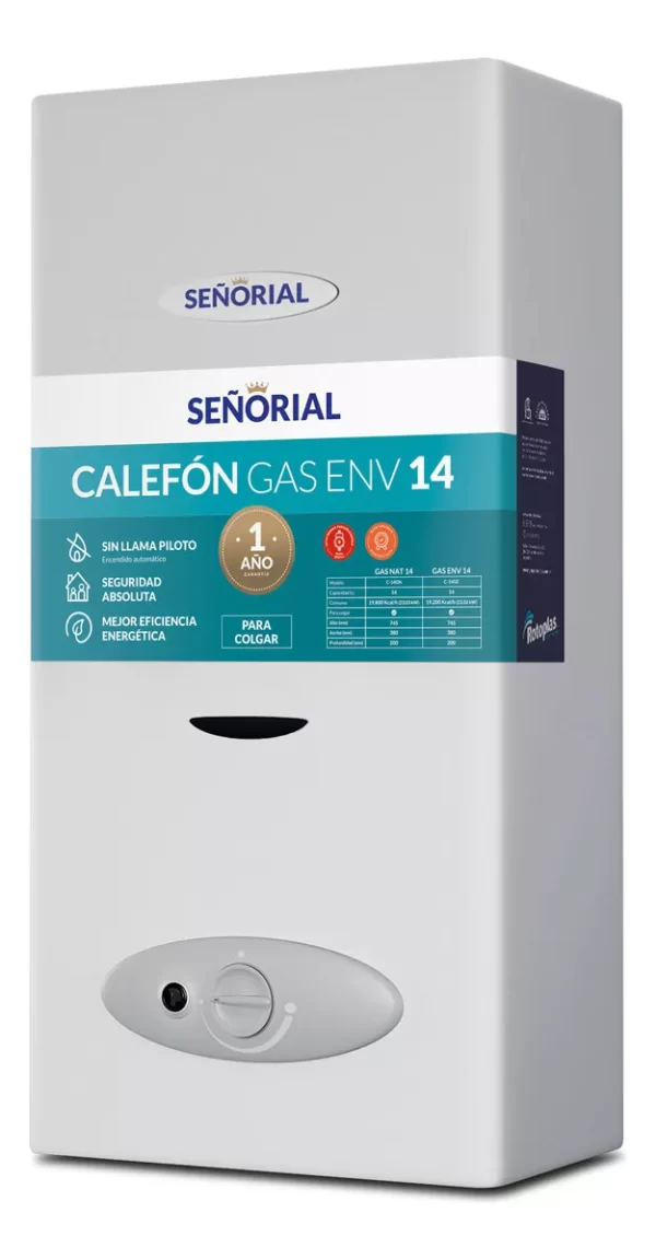 Calefon 14Lt GE Automatico Señorial