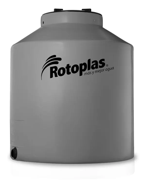 Tanque Agua Gama Media Gris 1100Lt Rotoplas