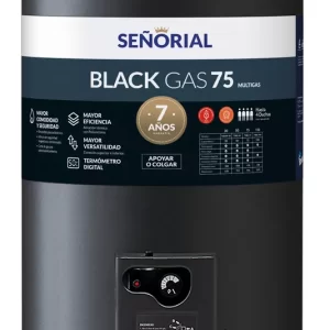 Termotanque 75Lt 2.0 MG Black Señorial