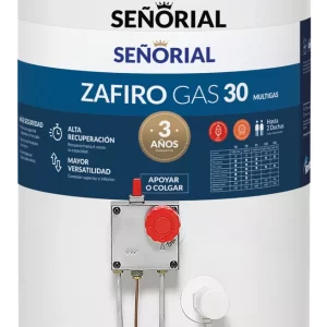 Termotanque 30 Lts Multigas AR Linea Zafiro Señorial