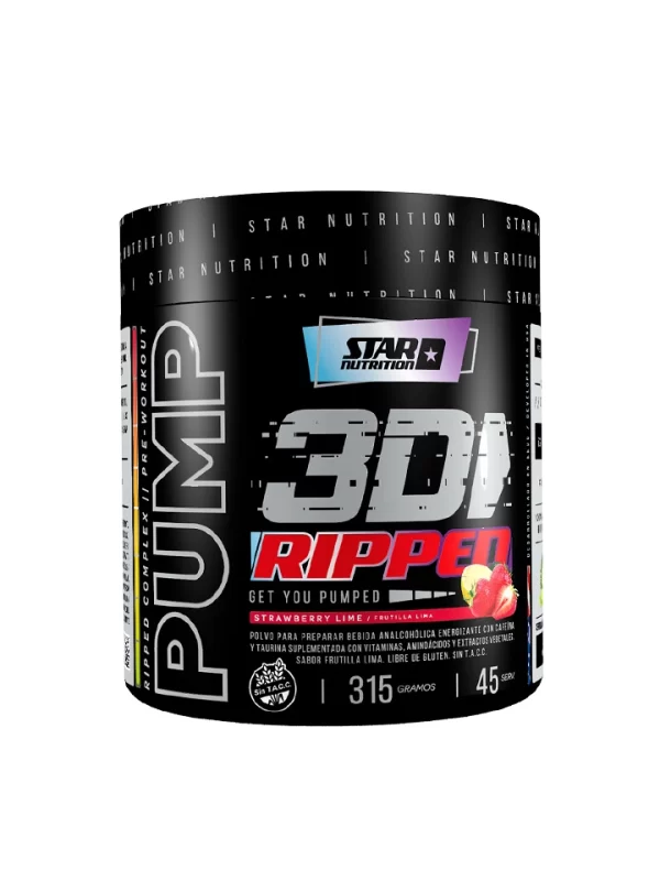 PUMP 3D Strawberry-Lime 315Grs. Star Nutrtion