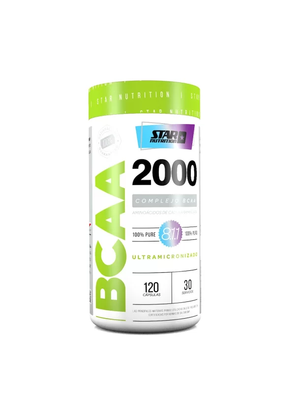 Bcaa 2000 120 Caps. STANUT7012 Star Nutrition