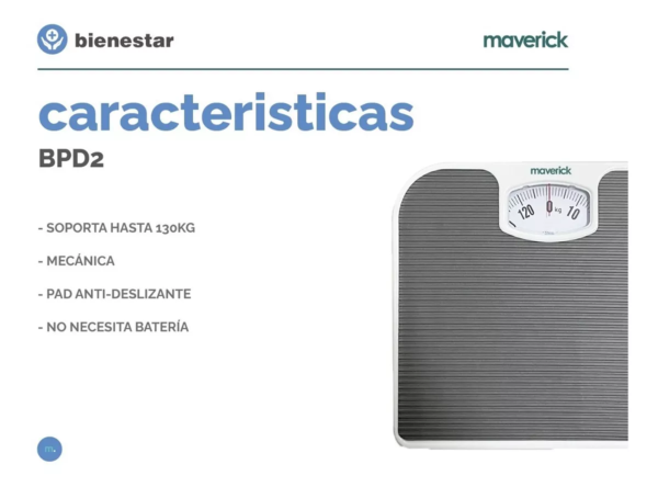 Balanza Personal Mecanica BPM01 Maverick - Imagen 3