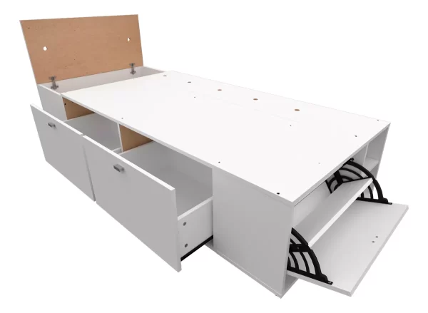 Box Multifuncion 1Pz Benethon 80x190 Blanco Mosconi