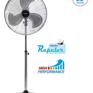 Ventilador Pie 22" 3Aspas Crom Barr Liliana
