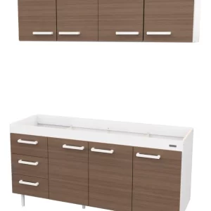 Combo Cocina 1.60mt Bco/C.Mezzo Mosconi