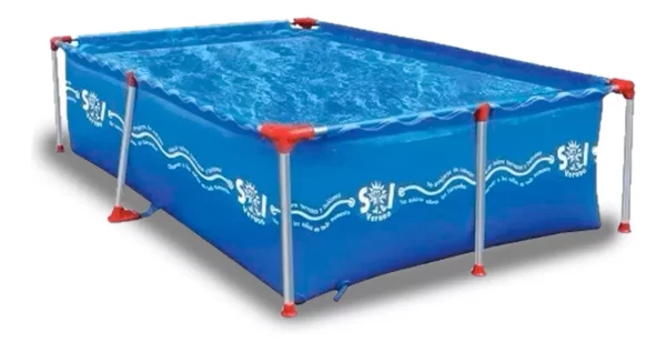 Pileta de Lona 2.50x1.65x0.65m Sol de Verano