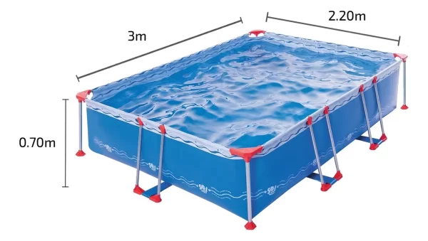 Pileta de Lona 3.00x2.20x0.70m Sol de Verano - Imagen 2