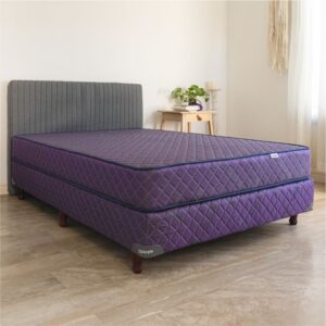 Colchon 140X190X20 Purple Purpura-Espuma Kingbed