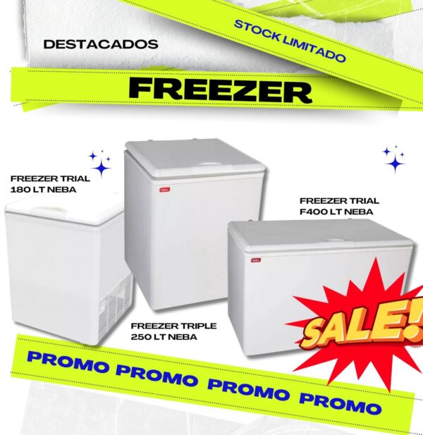 Freezer Trial F250 250 Lt Neba - Imagen 2
