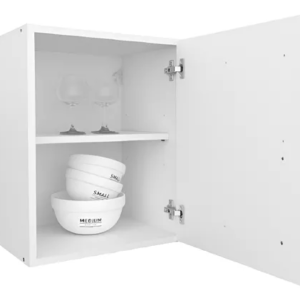 Mod. Alacena 60 Blanco Liso (F/Gris 2) Mosconi