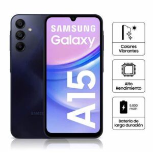 Celular Galaxy A15 128GB/4GB Light Blue SM-A155M/DSN Samsung