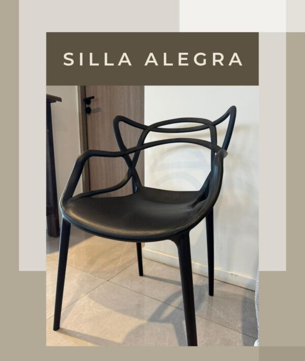Silla Alegra color negro