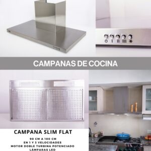 Campana Slim Acero 60 3 velocidades Diaz Sur