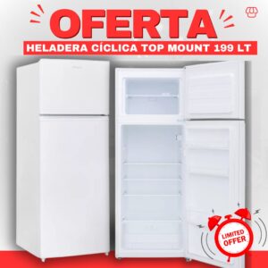Heladera ciclica Top Mount Blanca 199 Lts mod PHCT225B Philco