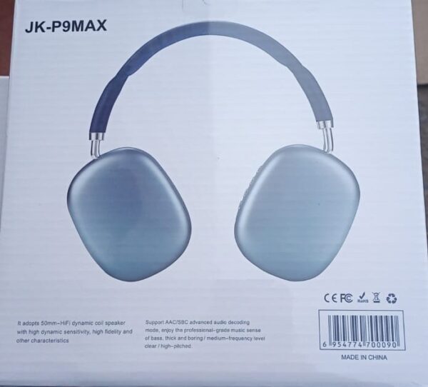 Auricular Inalambrico Azul JK-P9MAX Generico - Imagen 2