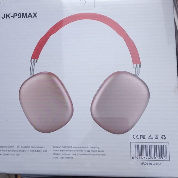 Auricular Inalambrico Rojo JK-P9MAX Generico - Imagen 2