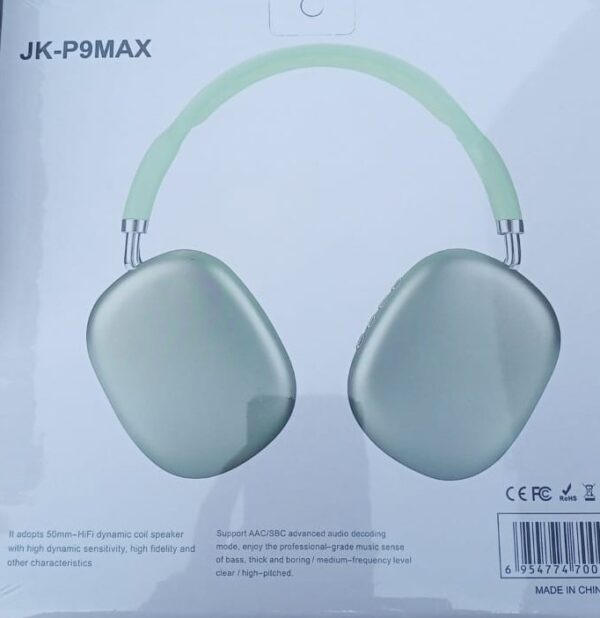 Auricular Inalambrico Verde JK-P9MAX Generico - Imagen 2
