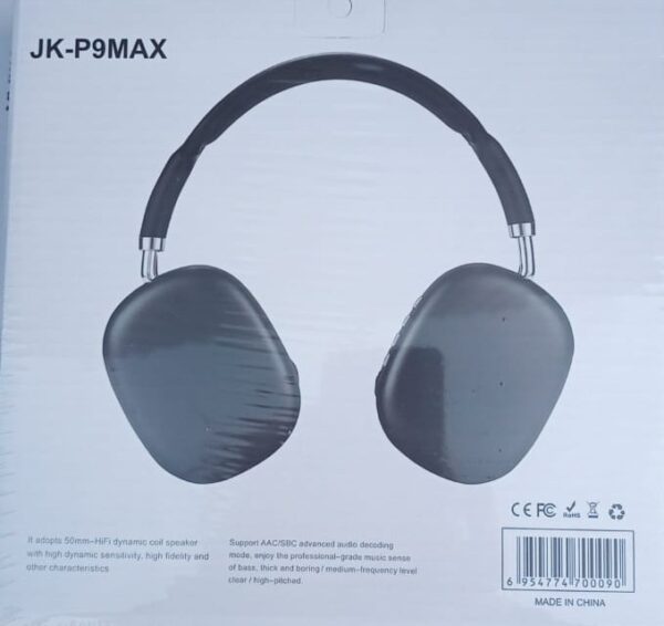 Auricular Inalambrico Negro JK-P9MAX Generico - Imagen 2