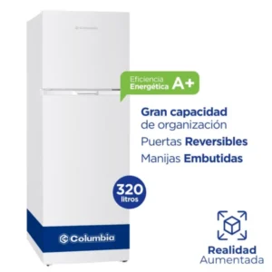Heladera 320 LTS CHD31/9 Color Blanco Columbia